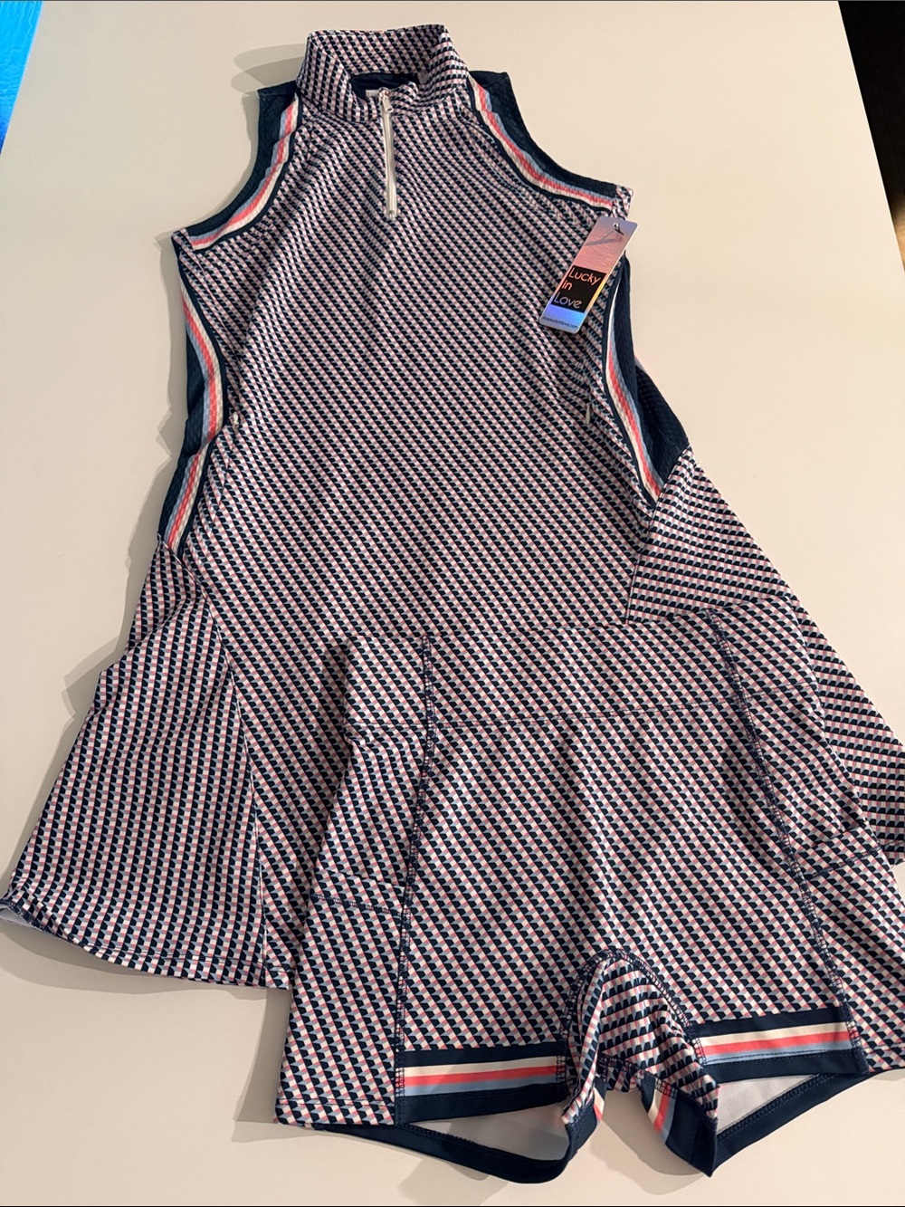 Lucky In Love Blue Cut Dress.